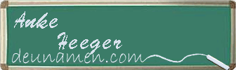 Anke Heeger Visitenkarte